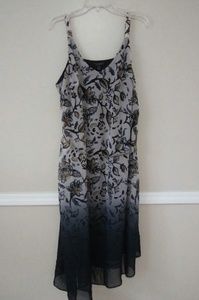 Lane Bryant ombre assymetrical dress NWT